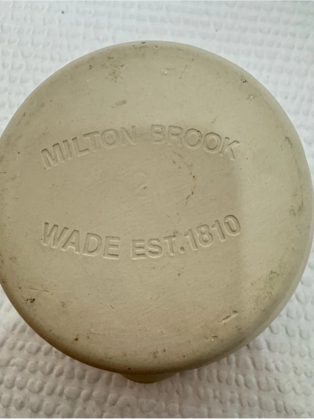 Milton Brook Wade Ceramic Mortar — Cream Finish